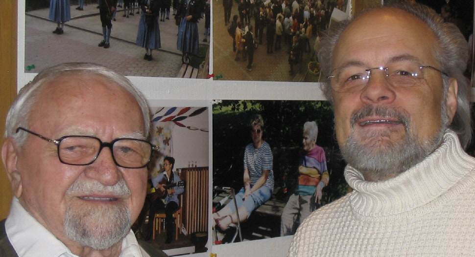 Leo Hablig (90 Jahre jung) u. Gottfried Kraft
